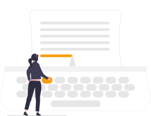 Typewriter illustration